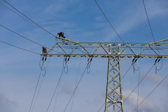 Hochspannungsleitung Hochspannungsleitung